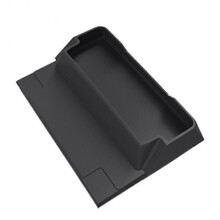 (Black) For Model Y Launch 2025, Central Armrest Storage Box Glasses Tray