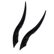 (Carbon fiber black) Car Roof Dragon Horn Modification, Universal Auto Roof Decoration