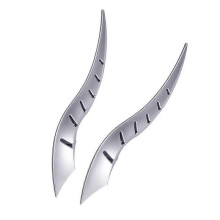 (Silvery) Car Roof Dragon Horn Modification, Universal Auto Roof Decoration