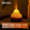 (Black) Mini Volcano Shape Humidifier, Usb Personal Desktop Humidifier Super Quiet 4