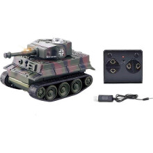 (D) 777-585 Mini Rc Tank Model Electronic Radio Control Vehicle Portable Pocket Tank