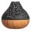 (Black) Mini Volcano Shape Humidifier, Usb Personal Desktop Humidifier Super Quiet 1