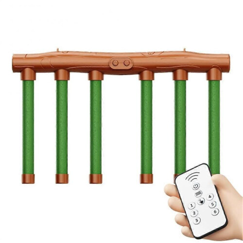 (Green remote control model) Catching Sticks Game for Kids Grab Stick Improve Agility Educational Hand Eye