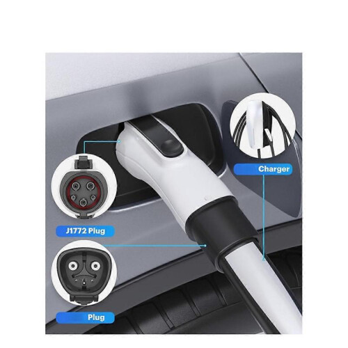 for Tesla to J1772 Adapter, Max 60Amp 250V 2