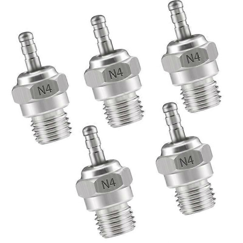 5Pcs Plug N4 Spark Nitro Engine OS for HSP HPI Redcat 1/8 1/10 RC Car 1