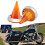 Turn Signal Light Cover for Harley-Davidson Touring Road Yellow 3