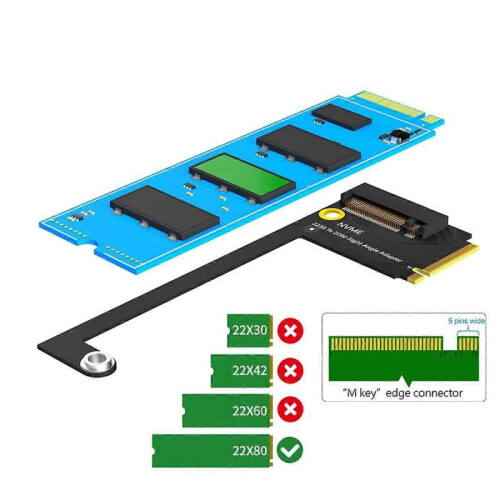 For Rog Ally Handheld Conversion 2230 to 2280 SSD Expansion Board 2