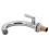 Kitchen Basin Faucet Single Cold Deck Mounted Stainless Steel Faucet 5