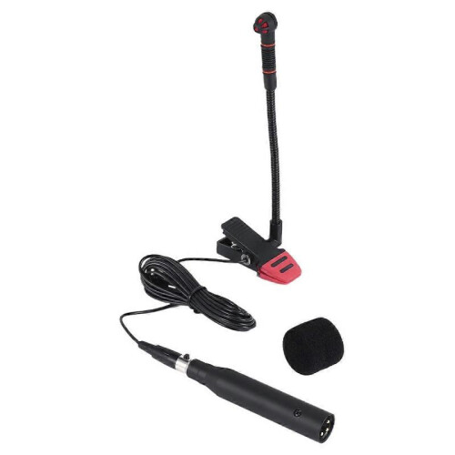 Alctron IM500 Clip-on Instrumental Condenser Microphone Gooseneck Mic