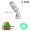 Sprayer Nozzle Tips 2 Sets Misting Spray Nozzle 1.5mm Aperture 3