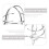 Fire Sprinkler Head Guard Cover Fire Head Cage for Protecting Flush Mount/Side Wall Drywall Pendent Head Recessed 4pcs 3