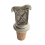(Add a Gift Pouch) Edinburgh Saltire Banner Pewter Bottle Stopper 1