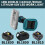 2000LM LED Work Light for Makita 18V lithium battery, Floodlight 5