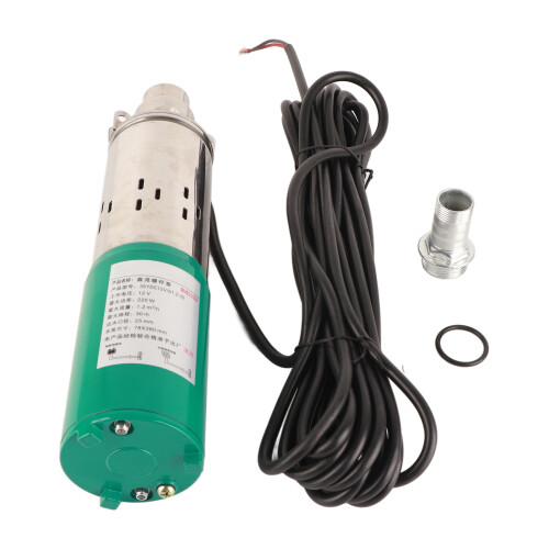 Solar Submersible Well Pump 220W 30m 12V Stainless Steel 1