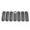 Grill Mesh Inserts Kit Clip-in with Lock Hole for Wrangler JK 2007-17 1