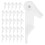 Plastic Ceiling Lamp Buckles 30Pcs Round Edge Fixing Clips Suitable for Ceiling Lamp Shades Used In Home Improvement Projects 5