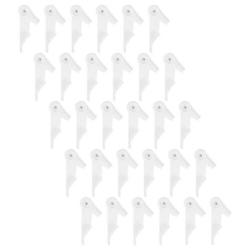 Plastic Ceiling Lamp Buckles 30Pcs Round Edge Fixing Clips Suitable for Ceiling Lamp Shades Used In Home Improvement Projects