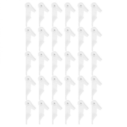 Plastic Ceiling Lamp Buckles 30Pcs Round Edge Fixing Clips Suitable for Ceiling Lamp Shades Used In Home Improvement Projects 2