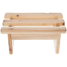 Sauna Footstool Multipurpose Wooden Bathing Stool for Families Living Room Khaki Non-slip 1Pack