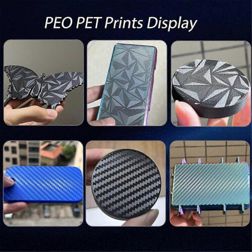 3D Printer PEO PET Build Plate for Bambu-Lab X1/X1C/X1E/P1P/P1S/A1 1