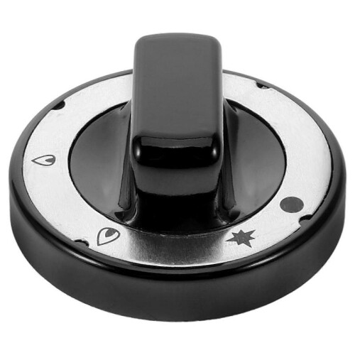 Grill Control Knobs Gas Valve Knob Replacement for Commercial Kitchen Use Abs Material Easy Installation 1Pack 1