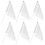 Yard Flags White Hand Held Referee Marking 31.00X31.00X14.00CM Waterproof 24Pcs 3