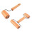 Double-End Rolling Sticks 2 Pcs Dough Roller for Pizza And Bread Preparation Wood Material Easy To Clean 3