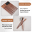 6 ζευγάρια ξύλινα chopsticks, επαναχρησιμοποιήσιμα κινέζικα κορεάτικα J 7