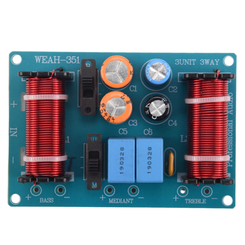 150W luidspreker crossover 3-weg hoog-laag 4-8 Ohm frequentie 2