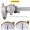 Dial-skydelære 0-150 mm, 0,02 mm præcision 4