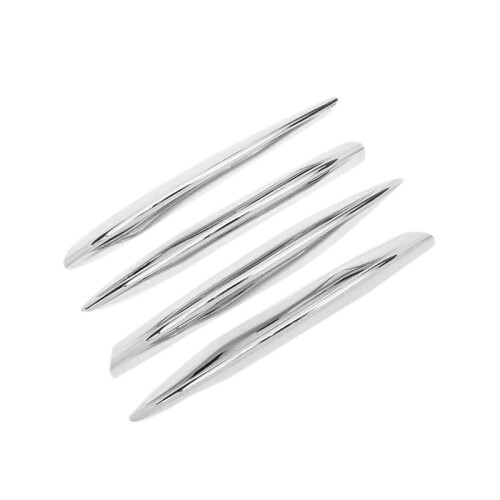 4 stk krom frontkofanger-spoiler, tågeforlygter, kølergrill