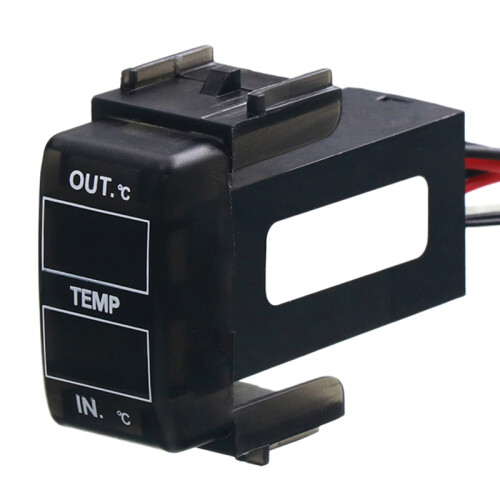 Display della temperatura interna ed esterna per auto (Doppio) 1