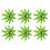 60 pezzi di carta da cocco tropicale verde U 2