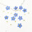 100Pcs Pressed Dried Natural Mini Blue Forgetmenot 7