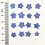 100Pcs Pressed Dried Natural Mini Blue Forgetmenot 8