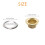 Kit de ilhós de metal de 400 peças de 3/16 polegadas, 1 peça de ilhós 7
