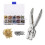 Kit de ilhós de metal de 400 peças de 3/16 polegadas, 1 peça de ilhós 4
