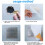 Drywall Repair Kit 12Pcs Aluminum Wall Patch Kit, 6