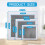 Drywall Repair Kit 12Pcs Aluminum Wall Patch Kit, 8