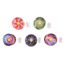 5Pcs Legierung Responsive Yoyo Bälle Bunte Ball Met