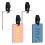 10PCS Ετικέτες αποσκευών εξάχνωσης κενές για τσάντα ταξιδιού Ba 4