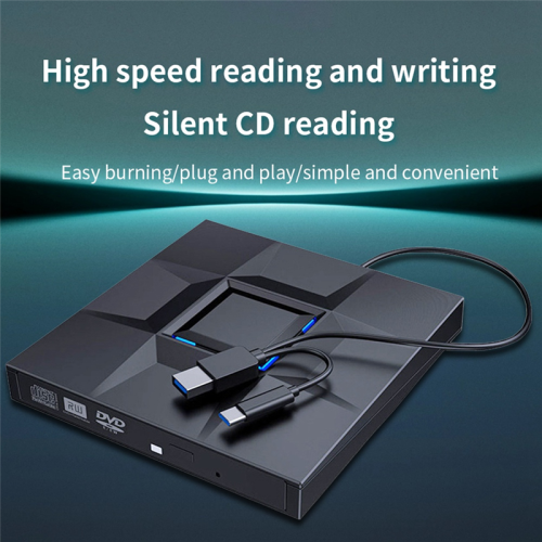 Ekstern CD- og DVD-afspiller og spilbrænder, USB 3.0-type 2