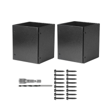 Poste ajustable de acero inoxidable (rango de 3,3 a 6 pulgadas)