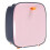 Trash Can Waste Paper Basket Rectangular Odor Control Home Office Pink 19.70X17.30X12.50CM Plastic 1Set 1