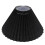 Pleated Black Lampshade Light Protection Iron 1Set 2
