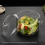 Double Ear Bowl Glass with Lid High Borosilicate H 3