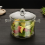 Double Ear Bowl Glass with Lid High Borosilicate H 4