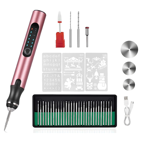Caneta de gravação elétrica com 37 bits, recarregável 2
