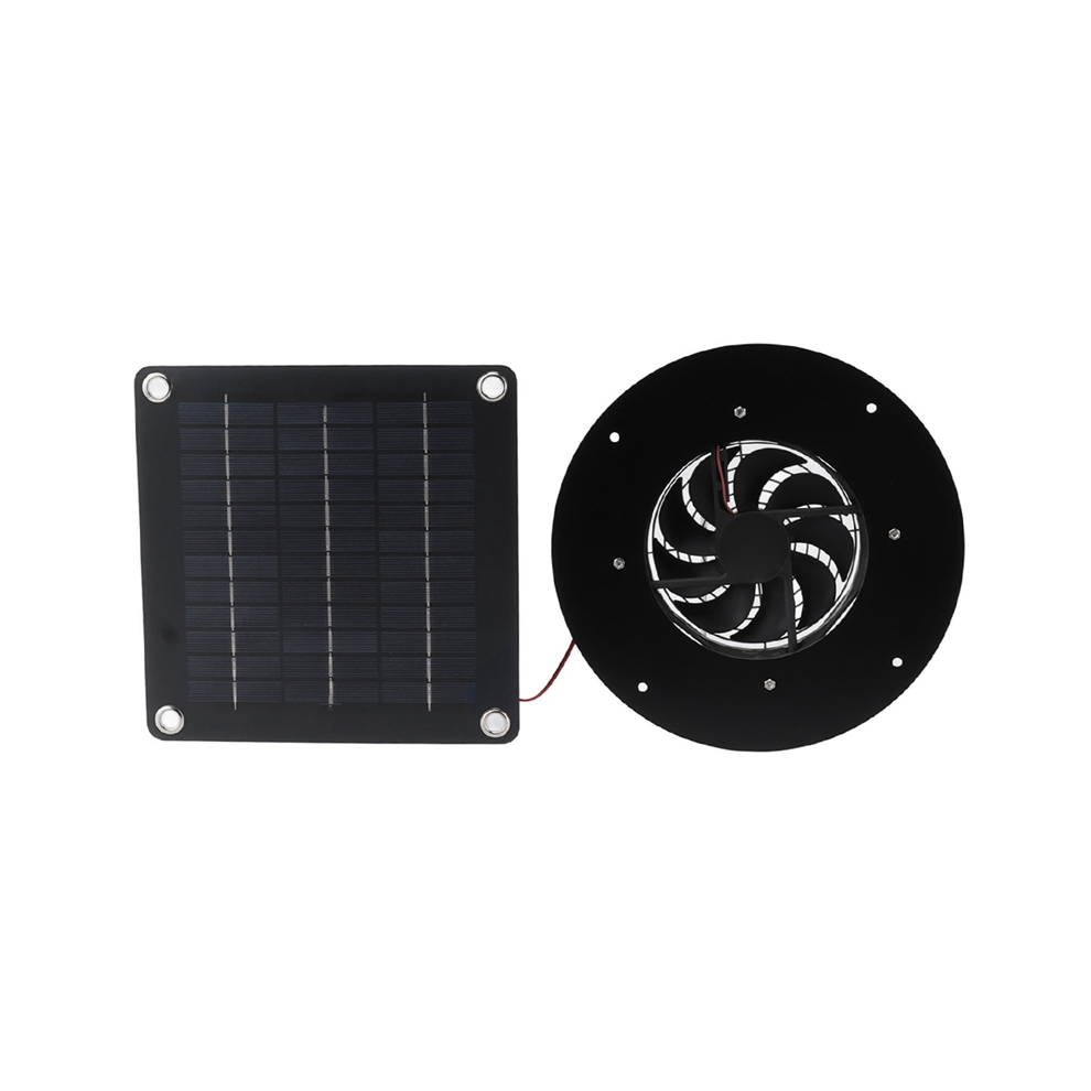 Ventilateur d'extraction à panneau solaire, 20 W pour serres et animaux domestiques