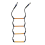 Bootladder, 4-traps scheepsladder, draagbare bootladder 1